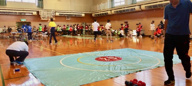 にいかわ総合支援学校生徒・OB会でパラスポーツ体験会を行いました。（6月24日）